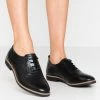 Anna Field LEATHER FLAT SHOES - Zapatos De Vestir - Black, Mujer -ANNA FIELD Ventas 52df2207778147c68941208ad6fbbdf9