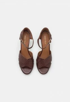 Anna Field LEATHER - Sandalias De Tacón - Brown, Mujer -ANNA FIELD Ventas 52fef40d0acf4fc49c5b06fcf088322b
