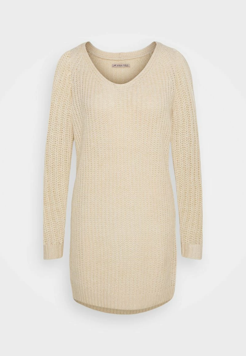 Anna Field Vestido De Punto - Mottled Beige, Mujer 3 Anna Field Vestido De Punto - Mottled Beige, Mujer