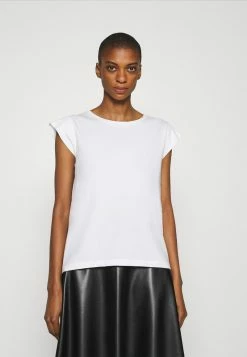 Anna Field Camiseta Básica - White, Mujer