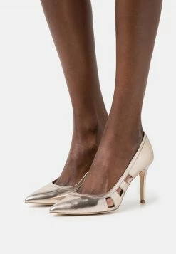 Anna Field LEATHER - Tacones - Gold, Mujer