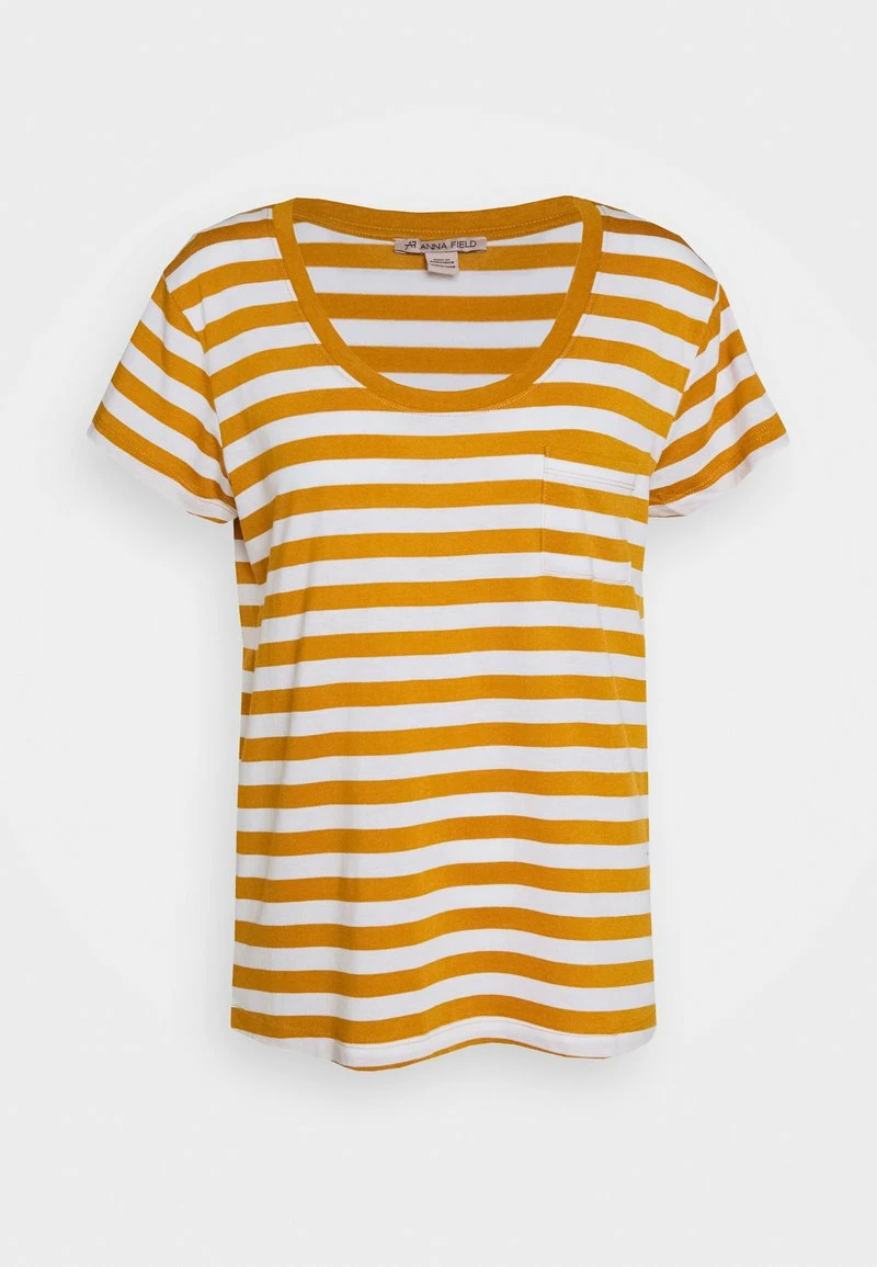 Anna Field Camiseta Estampada - White/yellow, Mujer 6 Anna Field Camiseta Estampada - White/yellow, Mujer - Imagen 4