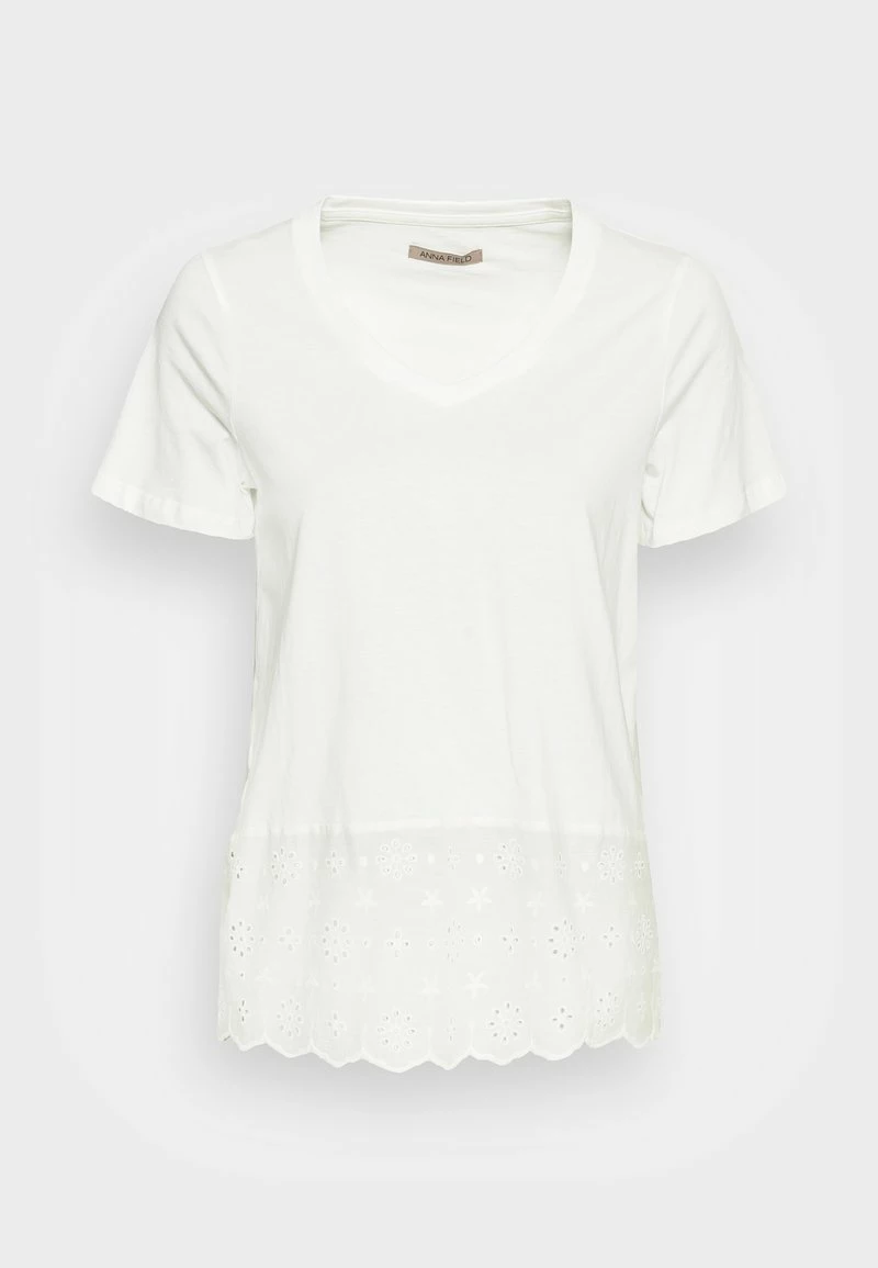 Anna Field Camiseta Básica - Off White, Mujer 6 Anna Field Camiseta Básica - Off White, Mujer - Imagen 4