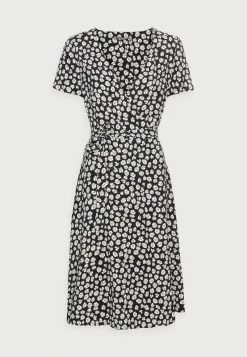 Anna Field WRAP DRESS - Vestido Informal - Black/white, Mujer -ANNA FIELD Ventas 54f6a28d42c64f3e9461512e3a91ed2f