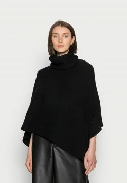 Anna Field Poncho - Black, Mujer