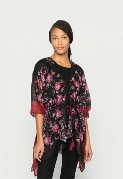 Anna Field Chaqueta Fina - Black/blue/red, Mujer