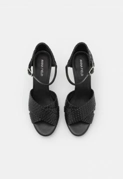 Anna Field LEATHER - Sandalias De Tacón - Black, Mujer -ANNA FIELD Ventas 579778bc09db44e985fcc267f10a4930