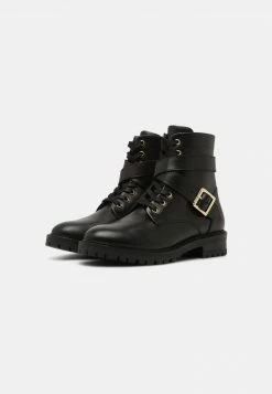 Anna Field LEATHER - Botines Con Cordones - Black, Mujer -ANNA FIELD Ventas 57b18414388843f3b4da01f04a412280