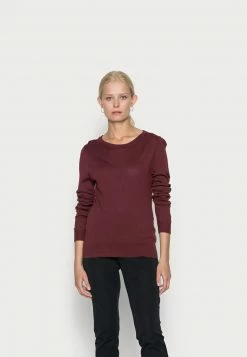 Anna Field MERINO WOOL JUMPER - Jersey De Punto - Bordeaux, Mujer