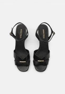 Anna Field LEATHER - Sandalias - Black, Mujer -ANNA FIELD Ventas 5a8bc2654ae241fc8698fa8b9002ffc8