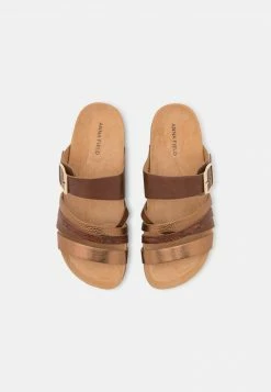 Anna Field Sandalias Planas - Cognac, Mujer -ANNA FIELD Ventas 5b1d1964832b40da8c5e770de54c5b85