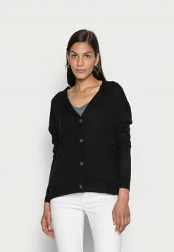 Anna Field SILK BLEND CARDIGAN - Chaqueta De Punto - Black, Mujer