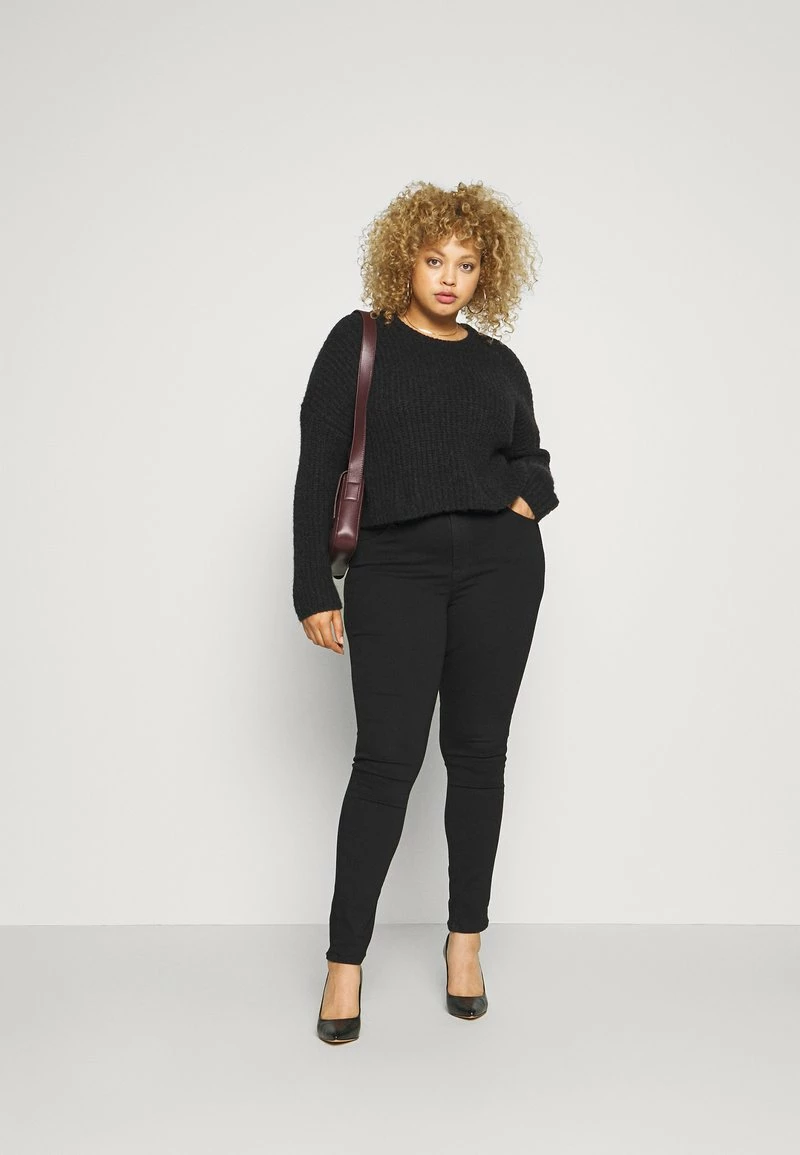 Anna Field Vaqueros Slim Fit - Black Denim, Mujer 4 Anna Field Vaqueros Slim Fit - Black Denim, Mujer - Imagen 2