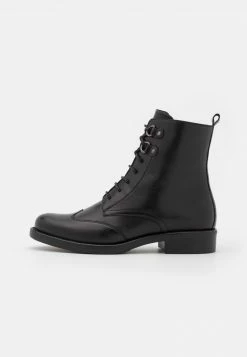 Anna Field LEATHER - Botines Con Cordones - Black, Mujer -ANNA FIELD Ventas 5dc684f8907748ac97e6f2a3ccf04080