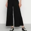 Anna Field TEXTURED LIGHTWEIGHT PALAZZO PANT - Pantalones - Black, Mujer -ANNA FIELD Ventas 5e65a22678b94691a73c70930550e404