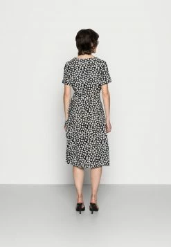 Anna Field WRAP DRESS - Vestido Informal - Black/white, Mujer -ANNA FIELD Ventas 5ee2c781c59544a69ba21b73153450d0