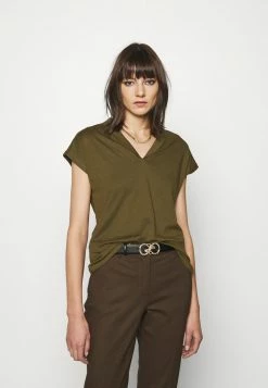 Anna Field Camiseta Básica - Khaki, Mujer