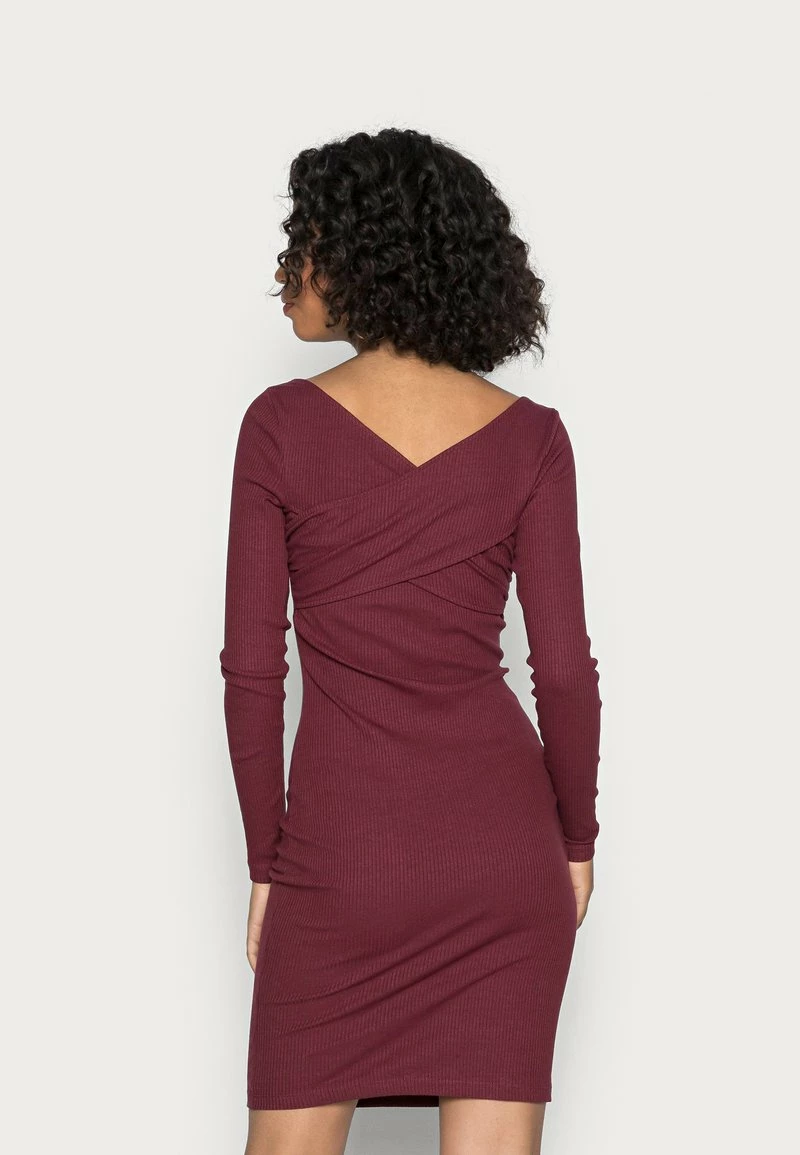 Anna Field Vestido De Punto - Bordeaux, Mujer 5 Anna Field Vestido De Punto - Bordeaux, Mujer - Imagen 3
