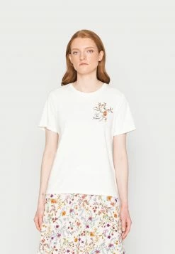 Anna Field Camiseta Estampada - Off White, Mujer