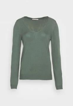 Anna Field OPEN V NECK JUMPER - Jersey De Punto - Green, Mujer -ANNA FIELD Ventas 64ed84a756214323a82106722f3be3ec