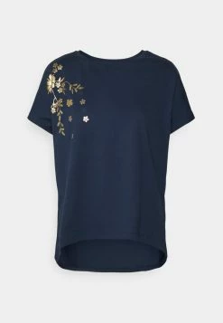 Anna Field Camiseta Estampada - Dark Blue, Mujer
