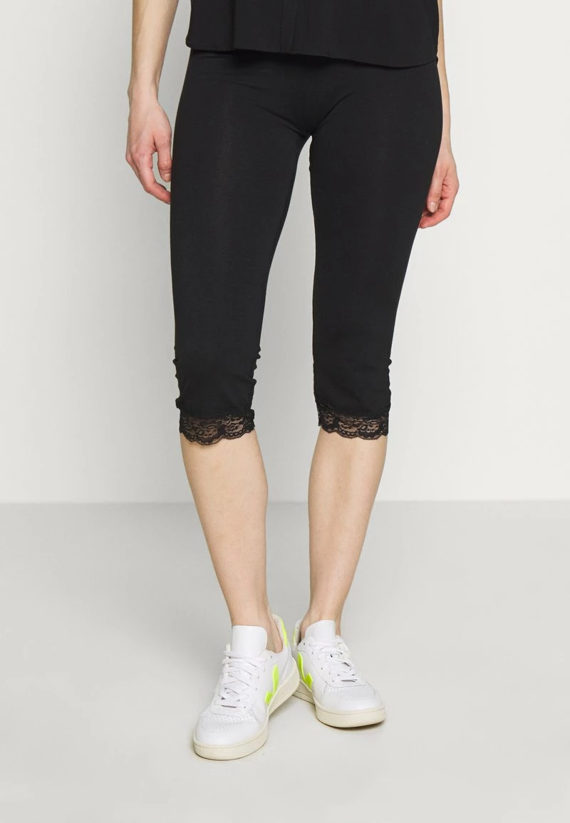 Anna Field Capri Leggings With Lace - Leggings - Black, Mujer 3 Anna Field Capri Leggings With Lace - Leggings - Black, Mujer