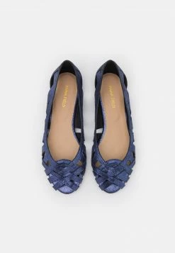 Anna Field Bailarinas Peeptoe - Dark Blue, Mujer -ANNA FIELD Ventas 6952b9a1c5084fc6a8a5688aaa44cf82