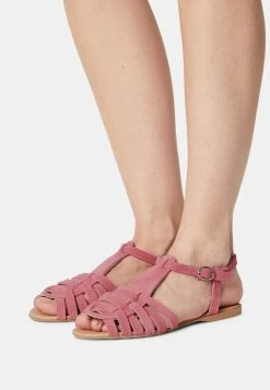 Anna Field LEATHER - Sandalias - Berry, Mujer