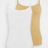 Anna Field 2 PACK - Top - White/tan, Mujer -ANNA FIELD Ventas 6b794f52546041dcb93ad988c5bd1a59