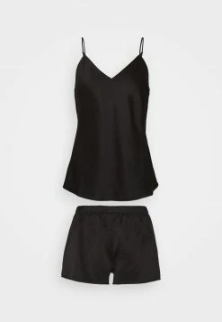 Anna Field SIMPLE SATIN SHORT SET - Pijama - Black, Mujer -ANNA FIELD Ventas 6cdc83e9cc234a4f86b638ff56d1ec4d