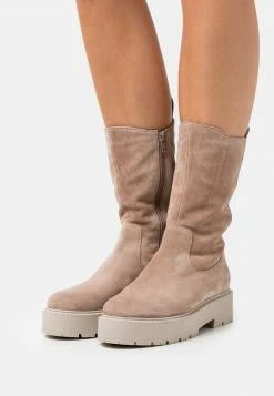 Anna Field LEATHER - Botas Para La Nieve - Beige, Mujer
