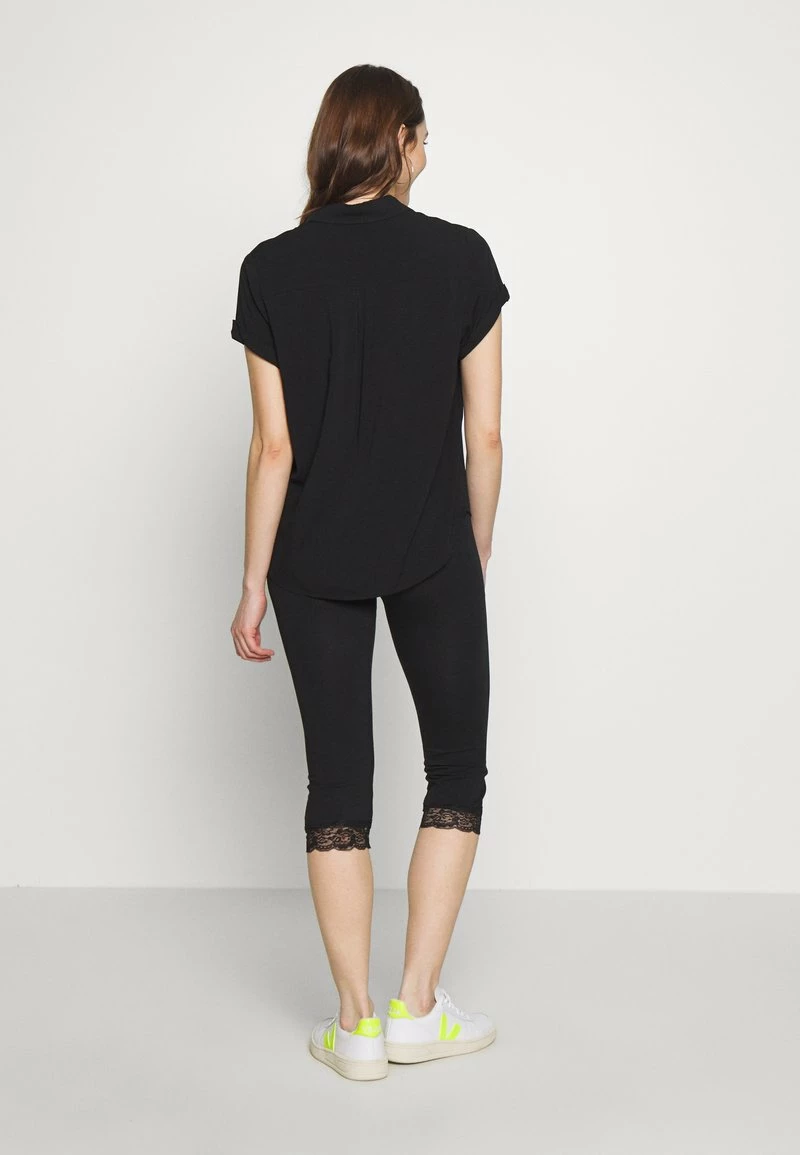 Anna Field Capri Leggings With Lace - Leggings - Black, Mujer 5 Anna Field Capri Leggings With Lace - Leggings - Black, Mujer - Imagen 3