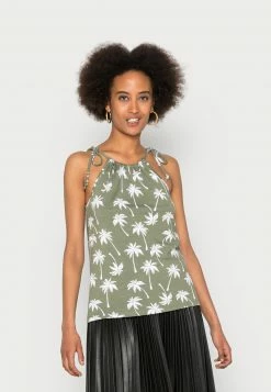 Anna Field Top - Light Green, Mujer