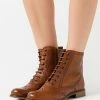 Anna Field LEATHER - Botines Con Cordones - Cognac, Mujer -ANNA FIELD Ventas 705f00a4657940899672e4c8414025a4