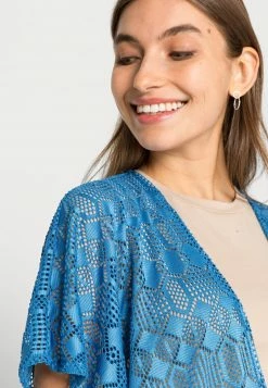 Anna Field Poncho - Blue, Mujer -ANNA FIELD Ventas 71e30ca12933452991661bfa413875dc