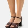 Anna Field LEATHER - Sandalias De Tacón - Brown, Mujer -ANNA FIELD Ventas 72966b041b9847a59a3b0952b39921cd