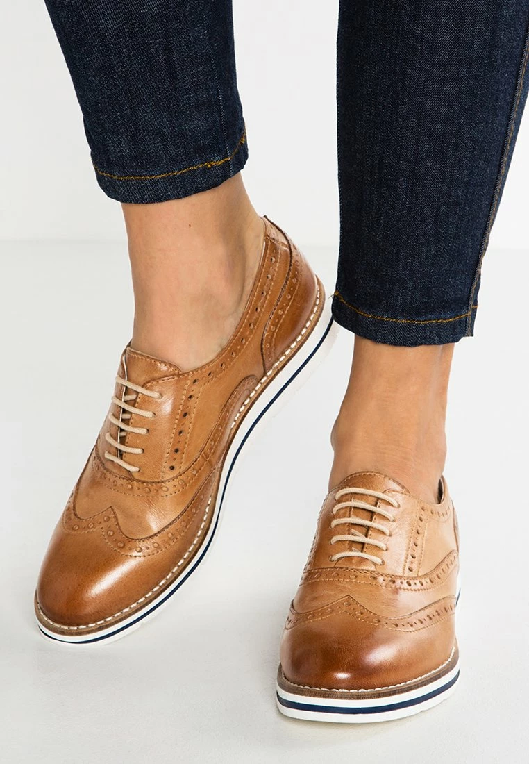 Anna Field LEATHER - Zapatos Con Cordones - Cognac, Mujer 3 Anna Field LEATHER - Zapatos Con Cordones - Cognac, Mujer