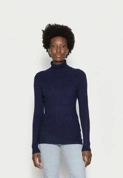 Anna Field TURTLE NECK - Jersey De Punto - Dark Blue, Mujer