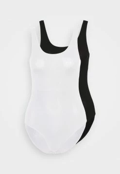 Anna Field 2PP SINGLET BODY WITH BRIEF SHAPE - Body - Black/white, Mujer -ANNA FIELD Ventas 7583ab55b9d04c20b62b86f54d97532d