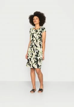 Anna Field Vestido Ligero - Black/green, Mujer