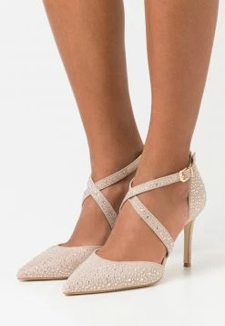 Anna Field LEATHER - Zapatos Altos - Beige, Mujer