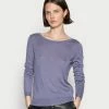 Anna Field SILK BLEND JUMPER - Jersey De Punto - Blue, Mujer