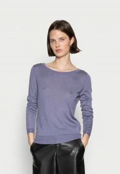 Anna Field SILK BLEND JUMPER - Jersey De Punto - Blue, Mujer