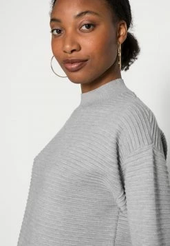 Anna Field Ottoman Jumper - Jersey De Punto - Mottled Light Grey, Mujer -ANNA FIELD Ventas 77a631950edd44308ec43f78472846d2