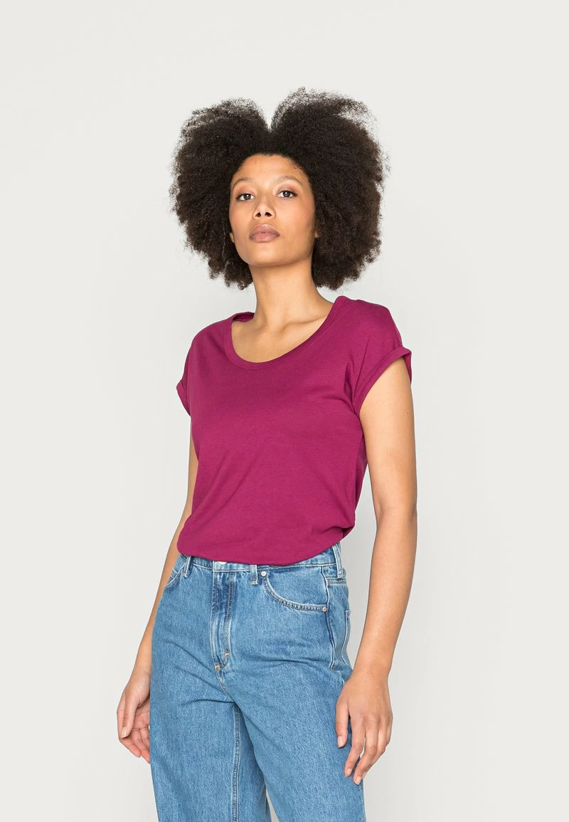 Anna Field Camiseta Básica - Dark Red, Mujer 3 Anna Field Camiseta Básica - Dark Red, Mujer