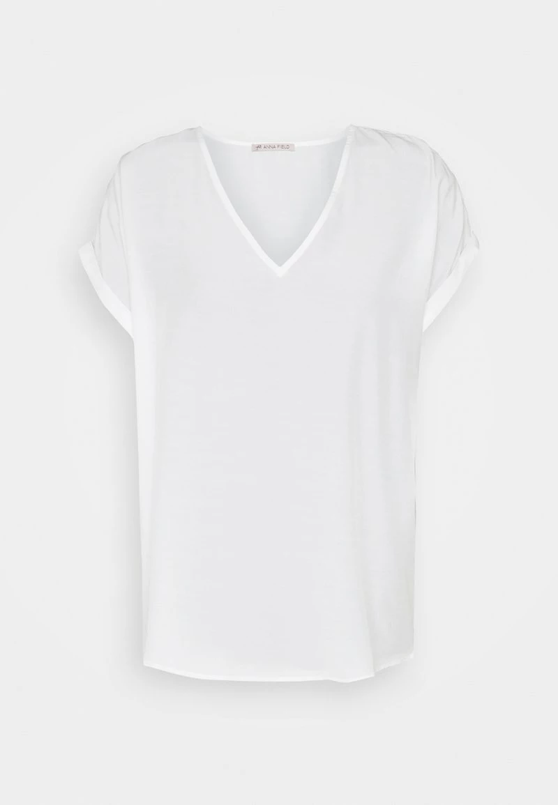 Anna Field Camiseta Básica - Off White, Mujer 3 Anna Field Camiseta Básica - Off White, Mujer