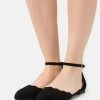 Anna Field Bailarinas Con Hebilla - Black, Mujer