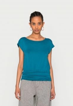 Anna Field Camiseta Básica - Blue, Mujer
