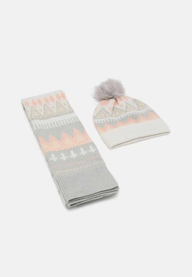 Anna Field SET - Bufanda - Off-white/grey/pink, Mujer 3 Anna Field SET - Bufanda - Off-white/grey/pink, Mujer