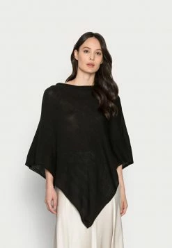 Anna Field Poncho - Black, Mujer